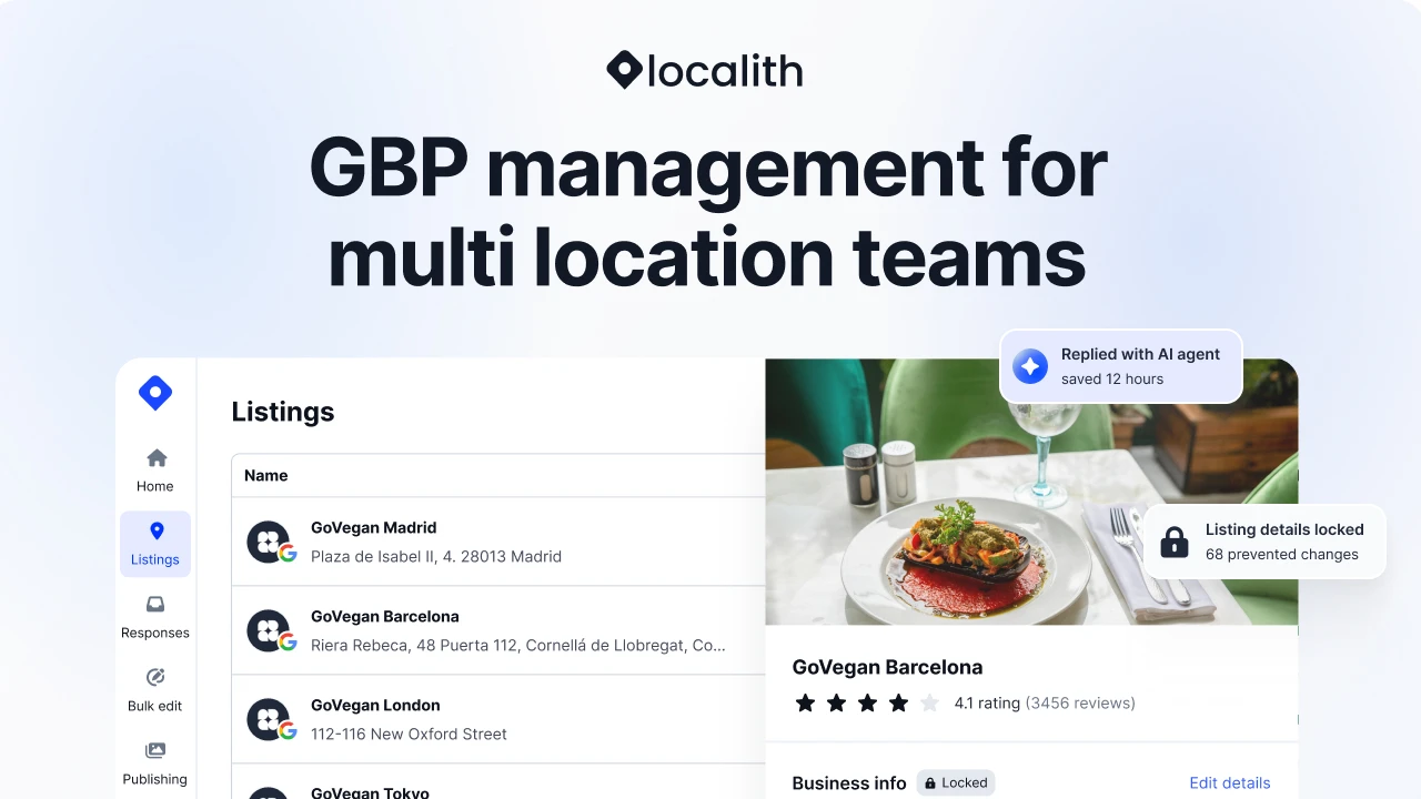 Localith Google Business Profile management platform for multi-location teams